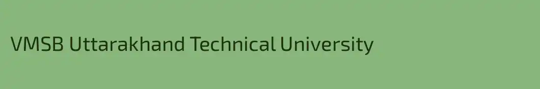 VMSB Uttarakhand Technical University